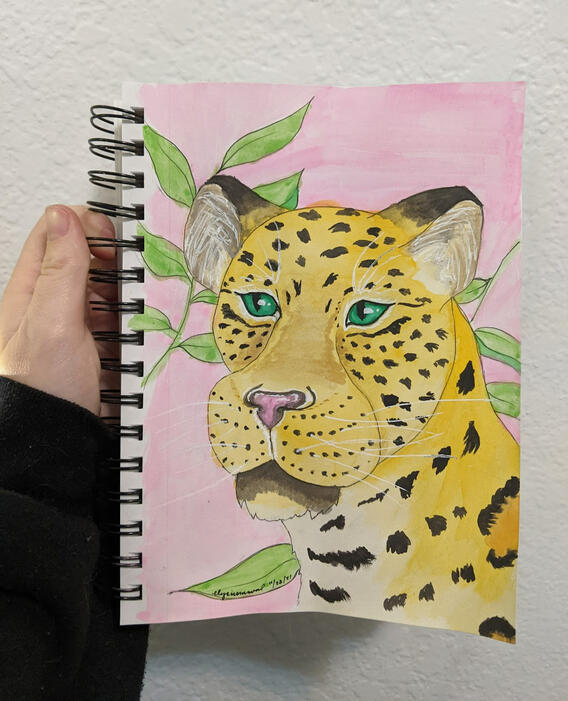 Leopard Watercolor